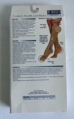 Jobst Ultra Sheer Women 4.5-6.5 Black Knee High Compression Stockings 8-15 mmHg