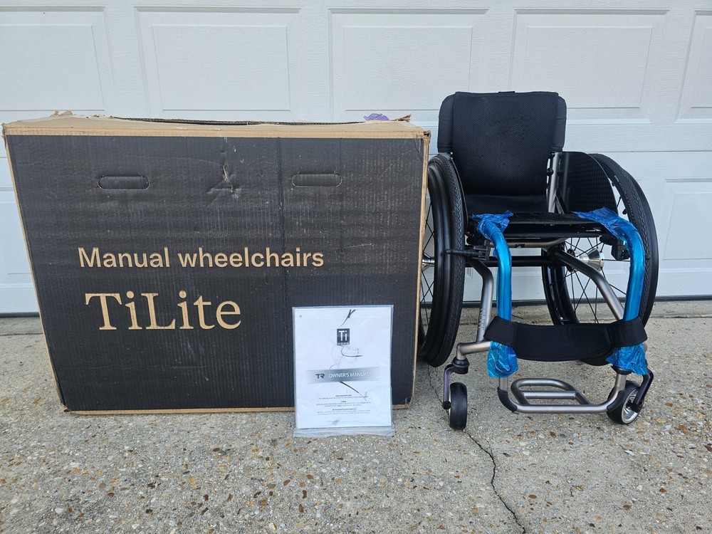 Tilite TR TITANIUM Rigid Frame Wheelchair with lots of upgrades! Ti Lite Quckie