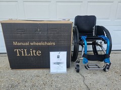 Tilite TR TITANIUM Rigid Frame Wheelchair with lots of upgrades! Ti Lite Quckie