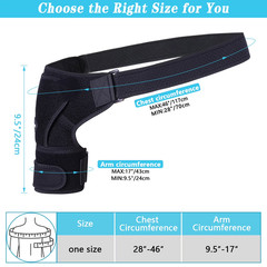 Shoulder Brace Support Compression Sleeve Torn Rotator Cuff Relief Joint AC Pain