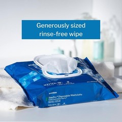Staydry Disposable Washcloths W/ Aloe Pre-moistened 8 X 12″ Soft Pack