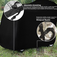 Tear-Resistant Mobility Scooter Cover – Secure Protection 55x26x36 for Outdoors