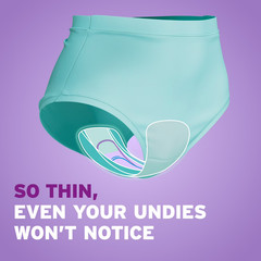 Poise Ultra Thin Incontinence Pads 5 Drop Maximum Absorbency Long 180 Count
