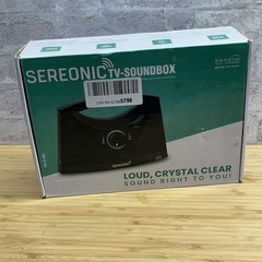 Sereonic Wireless Tv Speaker | Black BT-200B