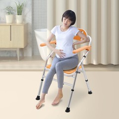 Foldable Shower Seat Folding Bath Chair Bathroom Shower Chair Height Adjustable