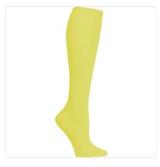 Cherokee Graduated Women’s Compression socks 8-12 MmHg Knee length -LEMON YELLOW