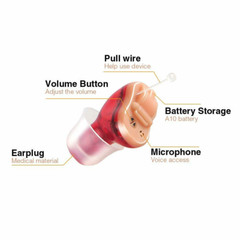 MiNi Digital Invisible Hearing Aid CIC Small Sound Voice Amplifier Enhancer US