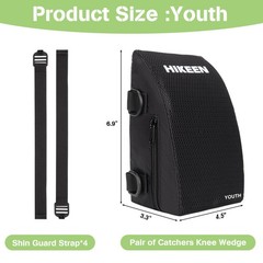 Baseball Catcher Knee Supports Catcher Knee Pads for Baseball Softball with R…