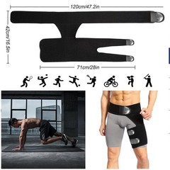 Hip Brace – Compression Groin Support Wrap for Sciatica Pain Relief Thigh Belt