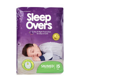 2 Packs Sleep Overs By Cuties Underwear Diapers Small/Medium 38-65 Lbs 24/7