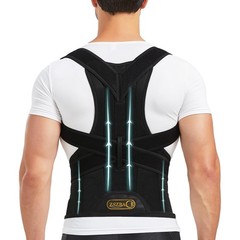 Adjustable Back Brace & Posture Corrector for Men & Women – Spine Support, Pain