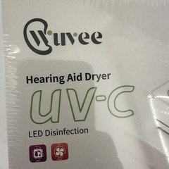 Hearing Aid Dryer LED Disinfection Wuvee UV Sterilization New In Box