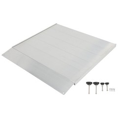 5.84″H 700lbs Capacity Threshold Ramp Bridge Portable Aluminum Angled Entry