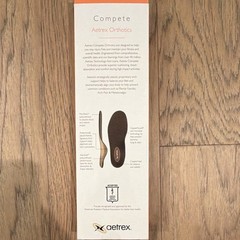 Aetrex Compete L400 Orthotic Insoles Full Length Anti-Microbial Women US 9