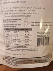 CORE PRODUCTS ARTHRITIS GLOVES, Swede-O Thermal Pair Gloves. 1 PAIR XL. NEW!