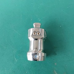 Prosthetic 75mm Pyramid Sliding Double Connector Stainless Steel Adapter