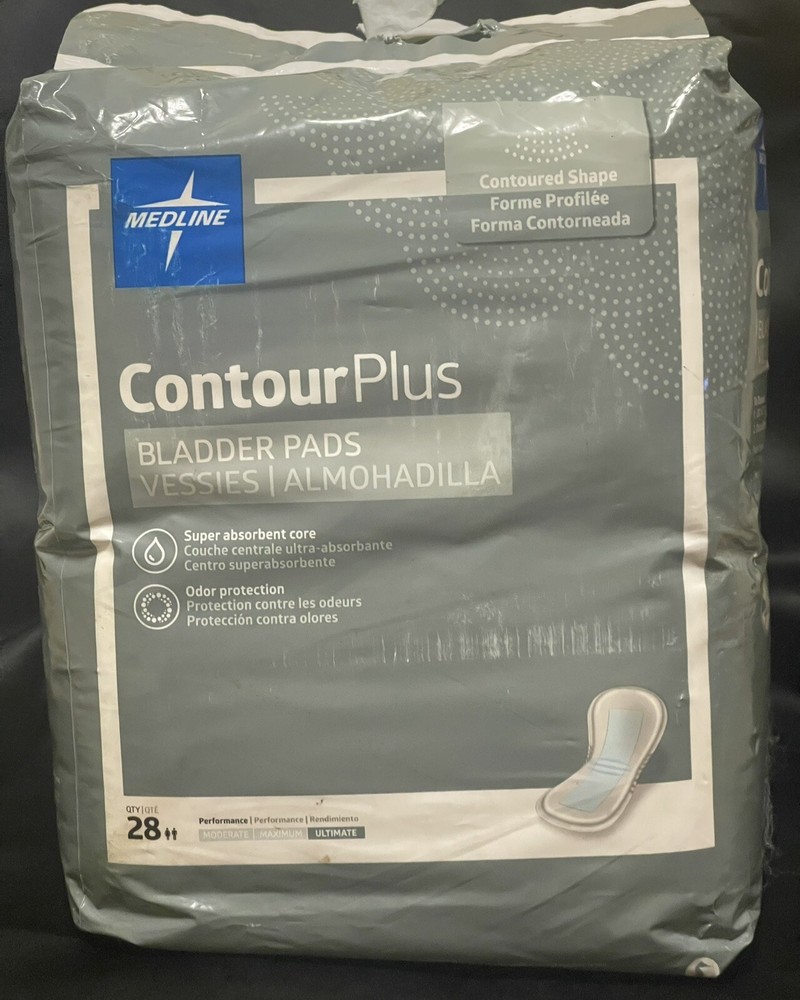 Medline Contour Plus Bladder Pads 28ct – NEW