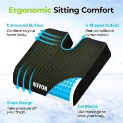 Ergonomic Wheelchair Cushion 18“x16“ – For Complete Comfort & Support
