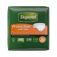 Depend Medium Incontinence Pants, 20 Count –