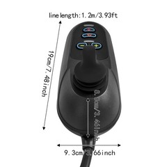 4 Key Wheelchair Joystick Controller Electric Mobility Universal Rocker 24V DC