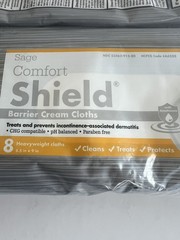 Lot 4 Sage Stryker Comfort Shield Barrier Cream Cloths Clean Moisturize Protect