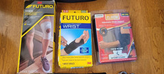 FUTURO Performance Knee Support Brace, WRISTsupport, elbow support & back braces