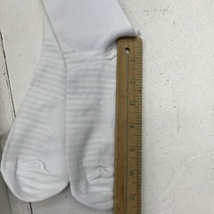 PA Plus White Running Compression Socks 6-Pairs Crew Adult Size L-XL