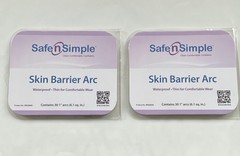 Safe N Simple Skin Barrier Arcs. 1” Arcs, 2 Pack/60 Units, SNS20630