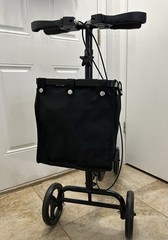 Unbranded Black Steerable Knee Walker Medical Scooter Foot Injuries, Preowned