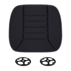 Car Seat Cushion Pad, Memory Foam Automotive Butt Cushion with Non-Slip Black