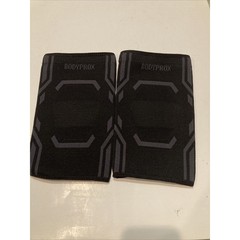 Bodyprox Knee Compression Sleeve (2 Pack) Size Small Support Brace Black