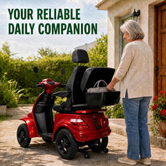 Heavy Duty 4-Wheel Mobility Scooter for Adults & Seniors, 1000W Motor 500 Lbs Ca