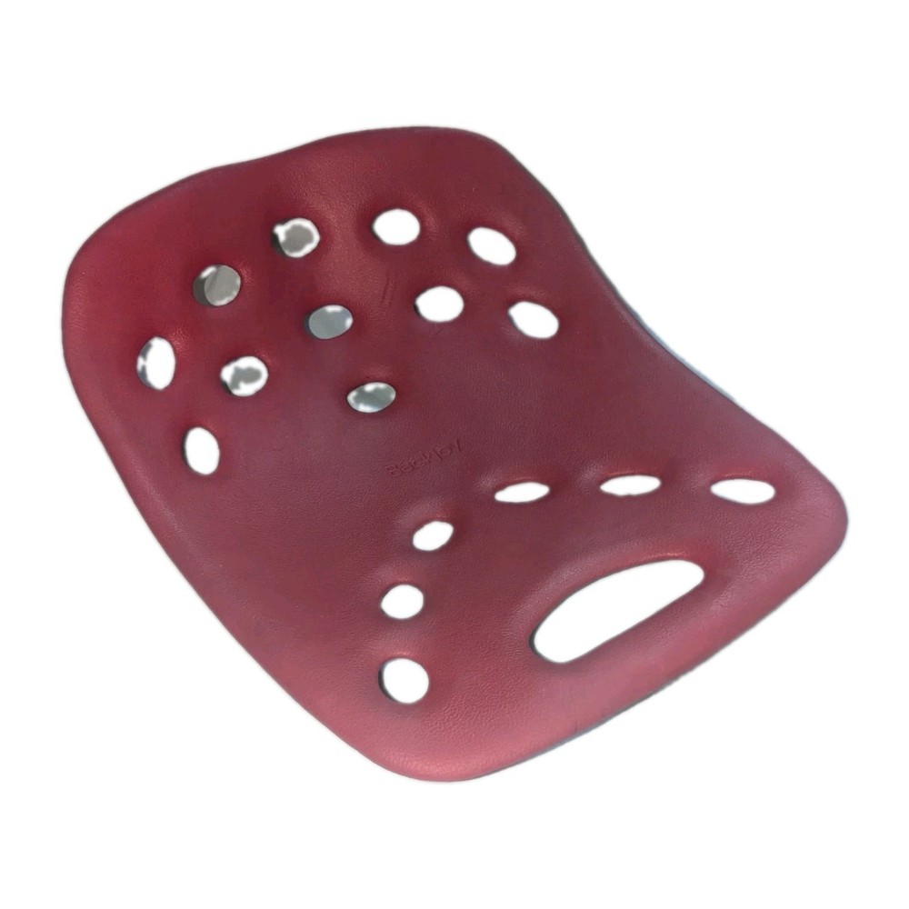 BackJoy Posture+ Ergonomic Seat Cushion Posture Support Red Black Used, Red