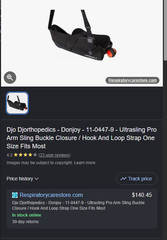 Universal DonJoy UltraSling PRO Shoulder Brace Easy Use for Left or Right Arm