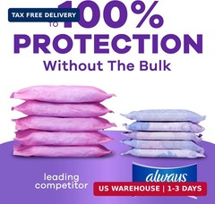Always Discreet Adult Incontinence Pads for Women, Drier, 4 Drop Long Length, Mo