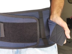 Lower Back Support Belt Men Lumbar Pain Relief Waist Brace Worker Heavy Lifting