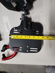 Quickie Iris Tilt-In-Space Manual Wheelchair Footrest With RECEIVERS
