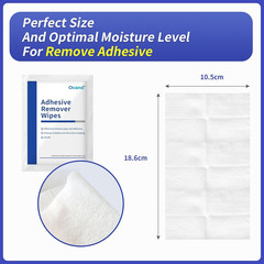 Adhesive Remover Wipes – Skin Adhesive Remover for Sensitive Skin,Medical Adhesi