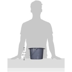 Medline Commode Bucket with Lid and Handle Case