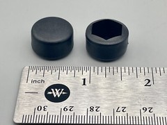 Axle Nut End Caps, 2 Pack, Parts For Rollator Walker Drive R726 and R728