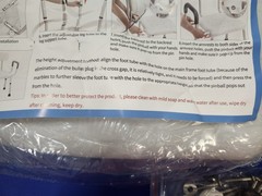 Sangohe Non-slip Shower Chair U Shape Seat,Heavy Duty w Arms 275lbs Capacity NIB