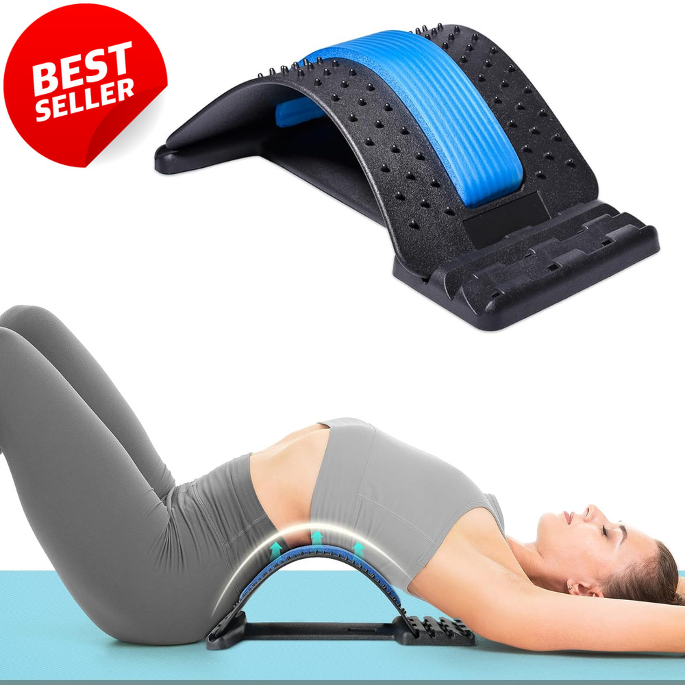 Back Stretcher 4 Level Adjustable Lumbar Spine Pain Relief – US