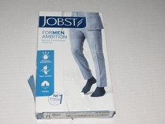 c2 Jobst For Men Ambition Compression Stockings ~ BLACK ~ SIZE 1 ~ 1 PAIR