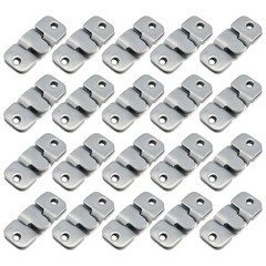 S SYDIEN 20 Pcs Sectional Couch Connectors Furniture 44x19mm, Silver
