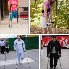 Crutches Padding Universal Crutch Pads for Armpits and Hand Grips, Fluffy Crutch
