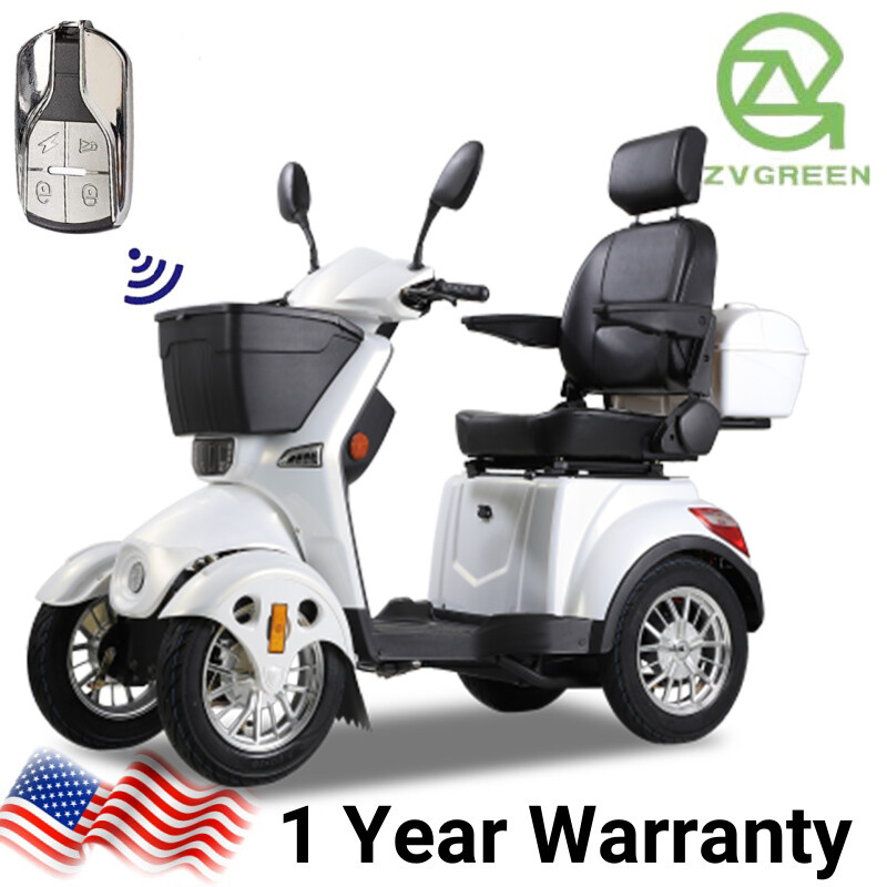 Powerful Electric Mobility Scooter 800W 60V 20A Motor 500LBS Weight Capacity