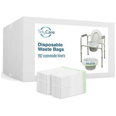 Leakproof Portable Toilet Chair Liners, 192 Count