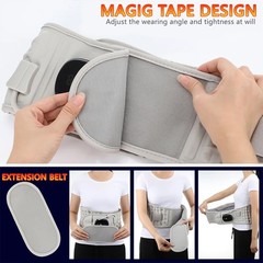 Heating Massager Belt Lumbar Waist Heating Brace Support Compress Belt Portable