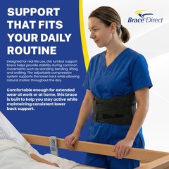 Brace Direct Core Lumbar Support Back Brace for Lower Back Pain L0628