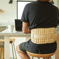 DR HO 2-in-1 Decompression Belt Lower Back Pain Relief Size A Waist 25-41 Inches